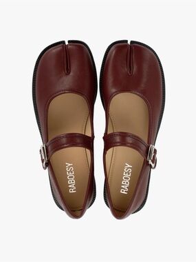 RABOESY adjustable strap Tabi Mary Jane shoes